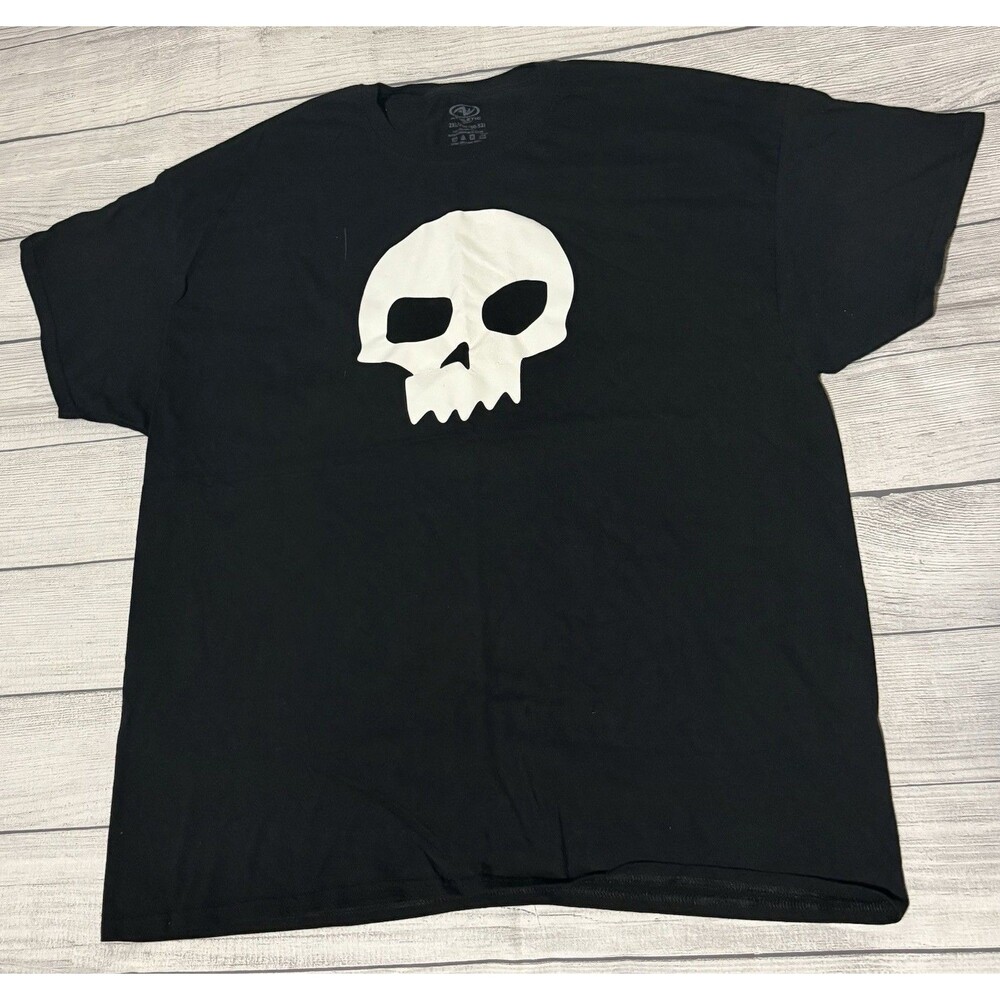 Disney Pixar Toy Story Sid Skull Graphic T Shirt Athletic Tag 2XL Black